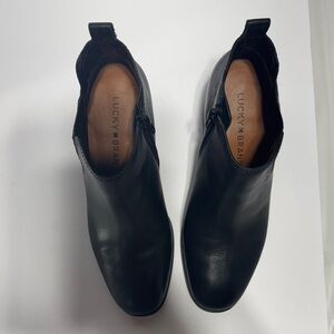 Lucky Brand Black Leather Men's Boots